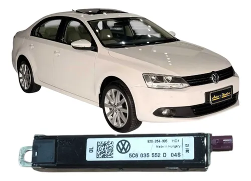 Módulo Amplificador Antena 5c6035552d Jetta 2013 2.0 Orig Preto
