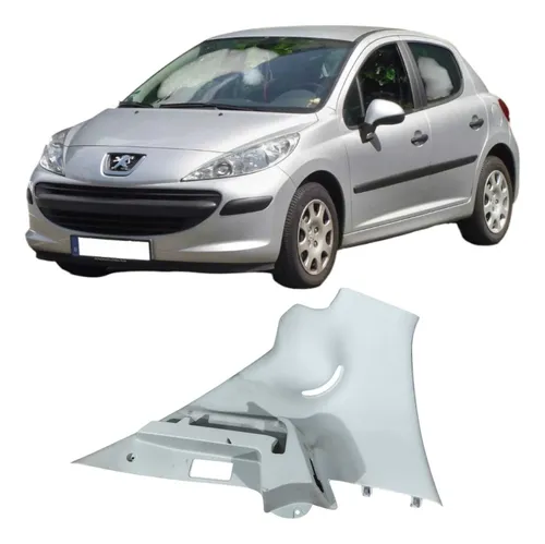  Acabamento Bagagito Traseiro Esquerdo Peugeot 207 1.4  Branco