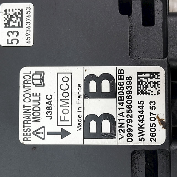 MÓDULO AIRBAG  FORD ECOSPORT 1.6  2006 170660