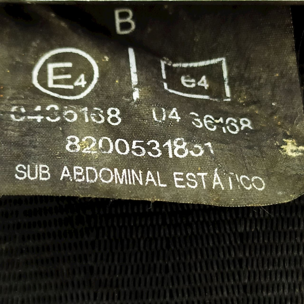CINTO SEGURANÇA ENGATE FÊMEA TRASEIRO CENTRAL RENAULT SANDERO 1.6 8V 2014 127868