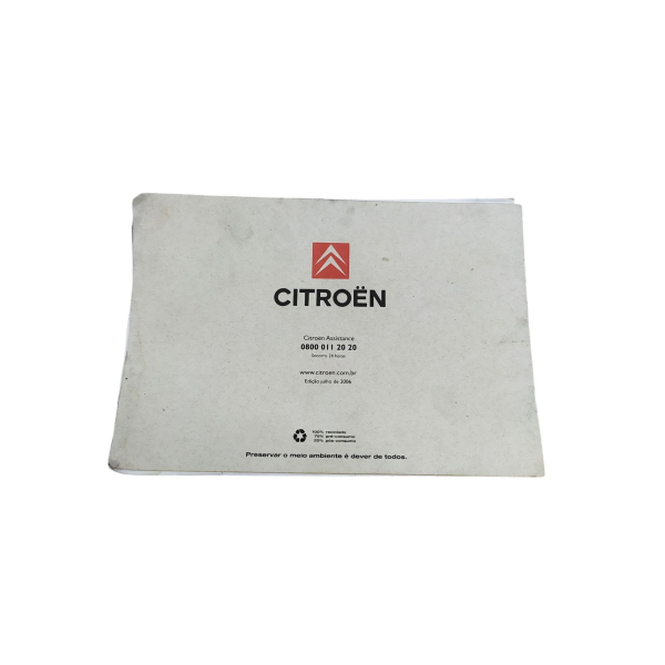 MANUAL PROPRIETÁRIO  CITROËN C4 PICASSO  2009 191649