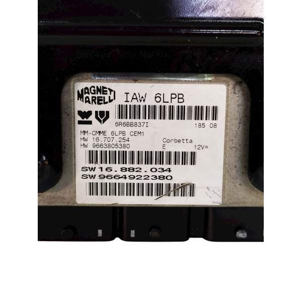 MÓDULO DE INJEÇÃO ELETRÔNICA CITROËN C4 PICASSO 2.0 2009 V1712 - P24