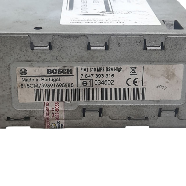 SOM RÁDIO CD ORIGINAL  FIAT LINEA DUAL 1.8 16V 2011 193522