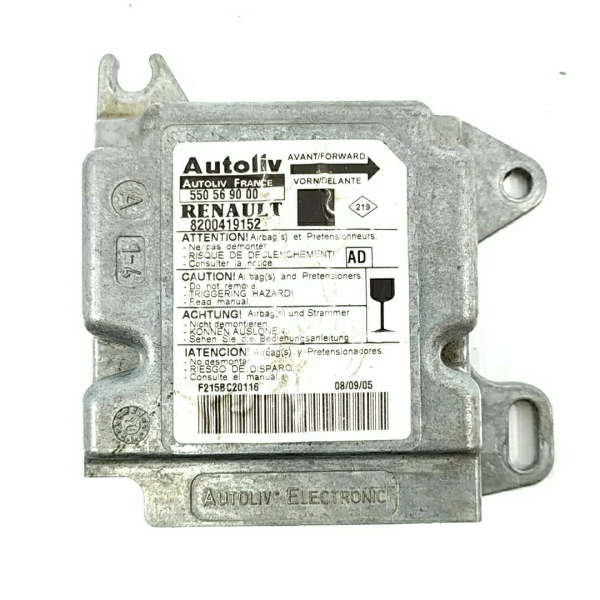 MÓDULO AIRBAG RENAULT SCENIC 1.6 16V 2006 57352
