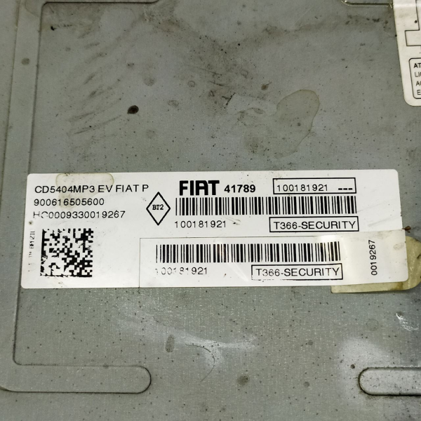 SOM RÁDIO CD ORIGINAL  FIAT SIENA 1.0  2010 201827