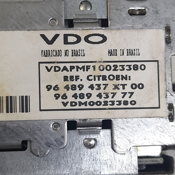 RÁDIO SOM CD ORIGINAL  CITROËN XSARA 2.0 16V 2005 205869