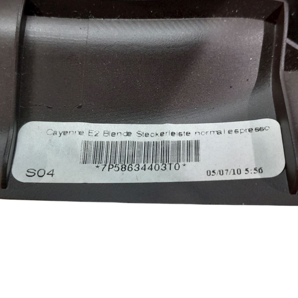 ACABAMENTO TRASEIRO TOMADA 12V CONSOLE CENTRAL  PORSCHE CAYENNE S 4.8 T 2011 189973