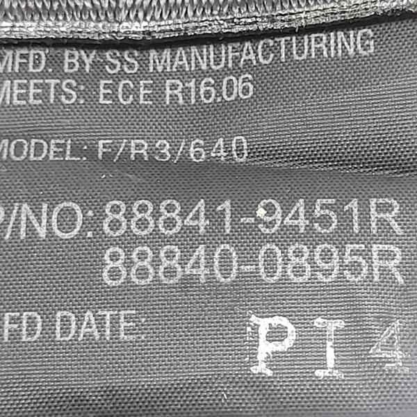 CINTO ESQUERDO BANCO TRASEIRO RENAULT KWID ZEN 1.0  2021 209808