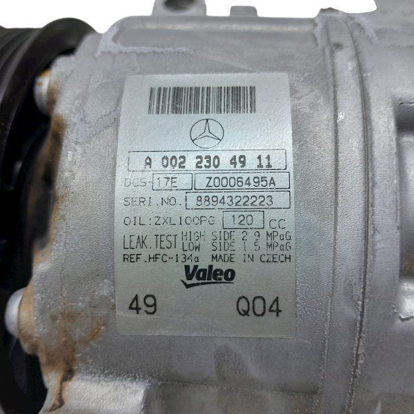COMPRESSOR DO AR MERCEDES-BENZ C 200K 1.8 2009 V1727 - P11