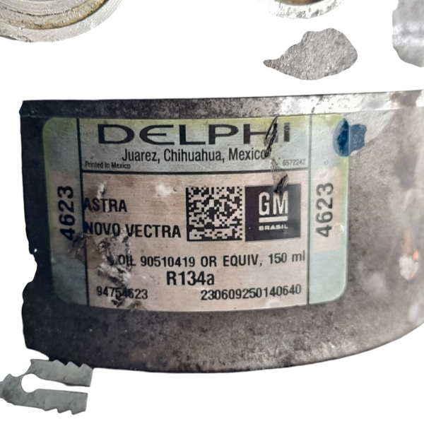 COMPRESSOR AR CONDICIONADO MOTOR GM 1.8 2.0 8V 94754623    209118