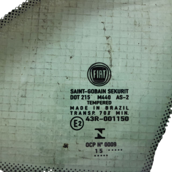 VIDRO ÓCULOS TRASEIRO DIREITO  FIAT SIENA 1.4 2015 214048