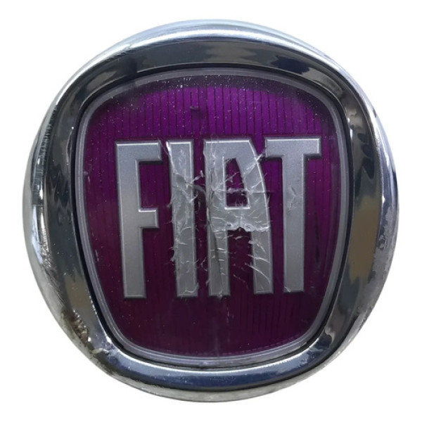 Emblema Botão Maçaneta Tampa Traseira  Fiat Siena 1.4 2015 2 Não Informado