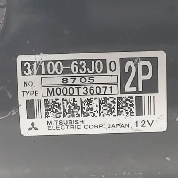 Motor Arranque Suzuki Vitara 1.6 16v 2010    147128