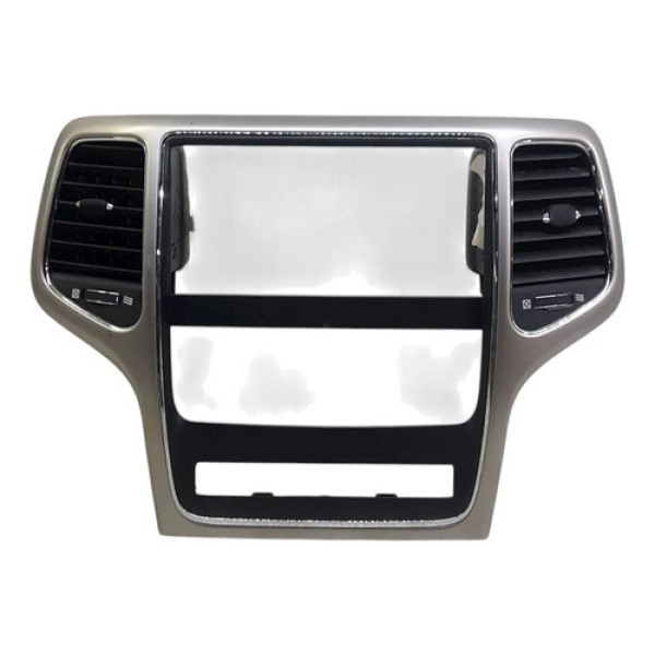 Moldura Multimídia Difusor Ar Central Painel  Jeep Grand Che Cinza