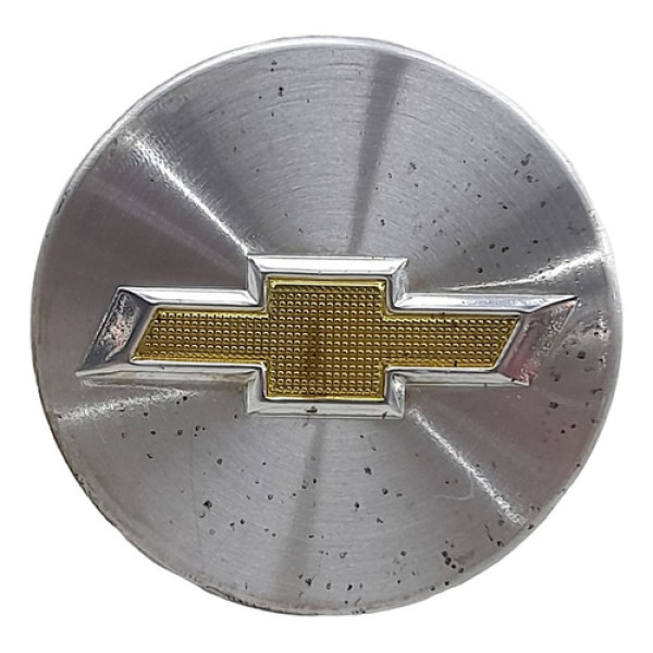 Acabamento Miolo Roda Gm Spin At 2018 148866 Prata E Dourado