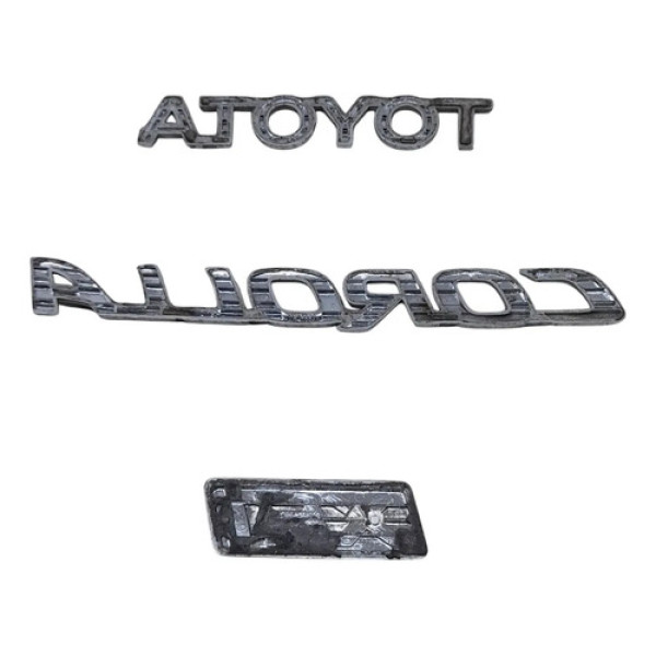 Kit Emblema Toyota Corolla Xli 1.8 2009 213342 Não Informado