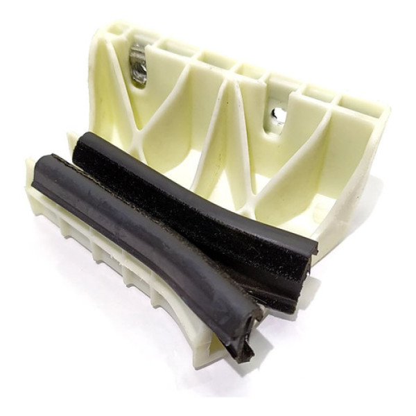 Guia Canaleta Vidro Dianteiro Esquerdo Citroën C3 1.5  2013  Branco E Preto