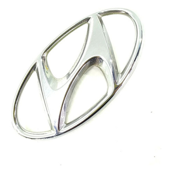 Emblema Marca Tampa Traseira Hyundai Hb20 S 1.6 16v 2014 597 Cromado