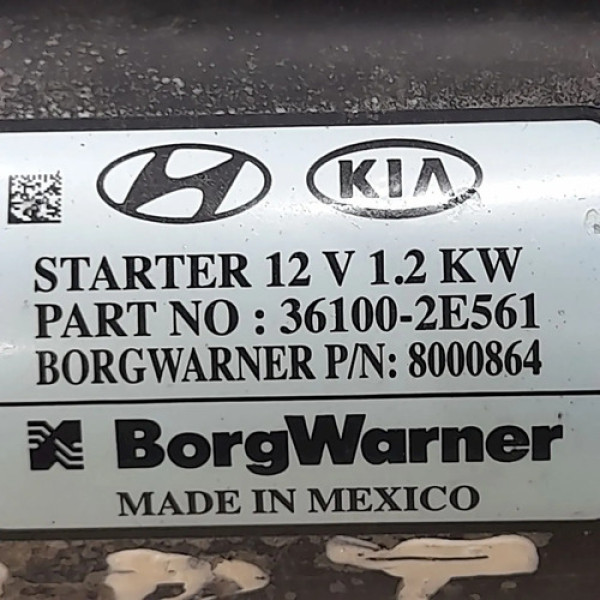 Motor Arranque Kia Cerato     213217