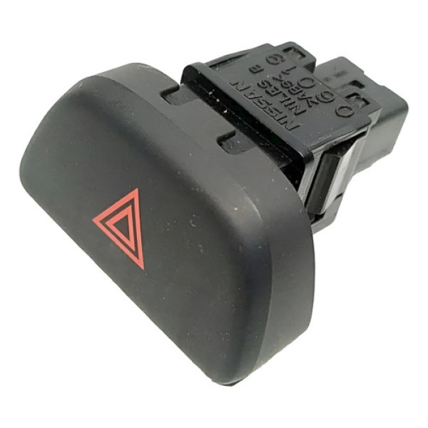 Botão Pisca-alerta Nissan March 2013 Original 9819 Preto