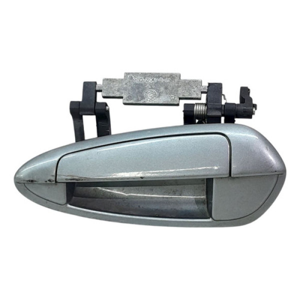 Maçaneta Porta Traseira Esquerda  Fiat Punto 1.6 2013 192339 Prata Metálico Traseira
