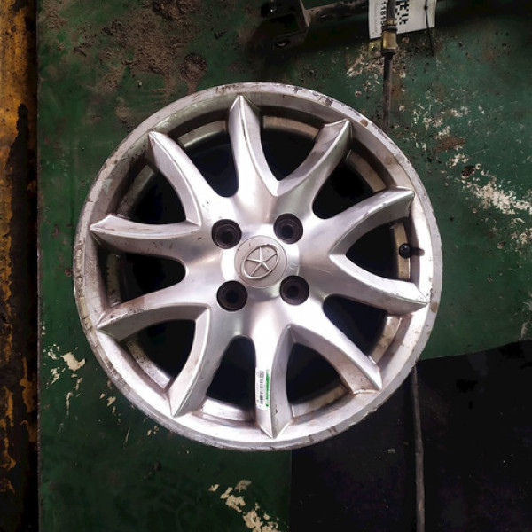 Roda Dianteira Direita Jac J3 Turin 2012 V1532 - P39 Prateado
