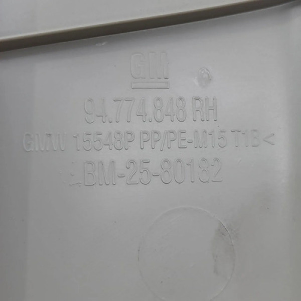 Acabamento Direito Coluna Traseira  Gm Cobalt 1.4  2014 2134