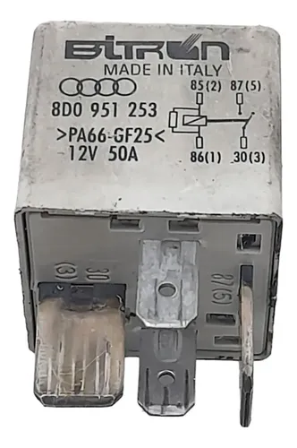 Relé Auxiliar Quatro Pinos 370 Audi A6 2004    150412