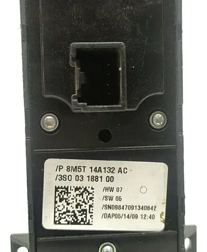 Botão Vidro Dianteiro Esquerdo Ford Focus 2009    43206