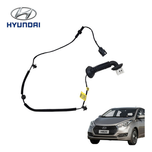 Chicote Porta Traseira Esquerda Hyundai Hb20 Comfort 2018