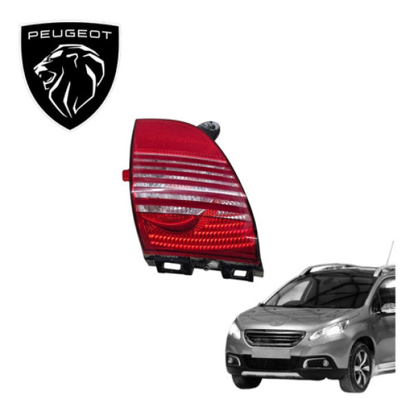 Lanterna Parachoque Traseiro Direito Peugeot 2008 2016 Origi Direito/passageiro Vermelho