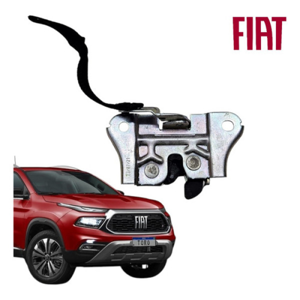 Trava Fechadura Banco Traseiro Fiat Toro 2019 A 2023 Orig Cinza Traseira