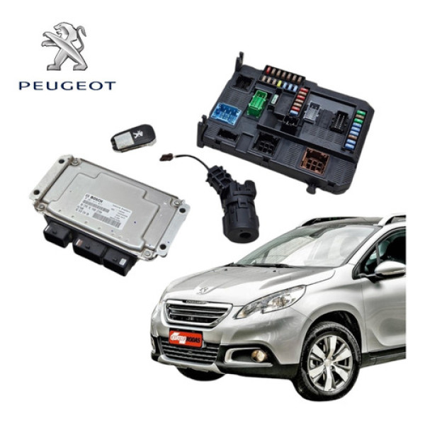 Kit Code Conjunto Injeção Peugeot 2008 1.6 Allure 2015 2016