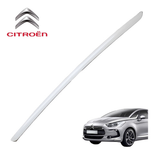 Friso Coluna Dianteira Esquerda Citroën Ds5 2013 A 2015 Branco