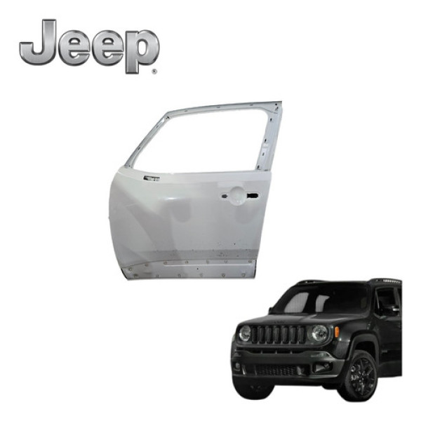 Porta Dianteira Esquerda Jeep Renegade Flex 2016 A 2020 Orig Dianteira Esquerdo Branco