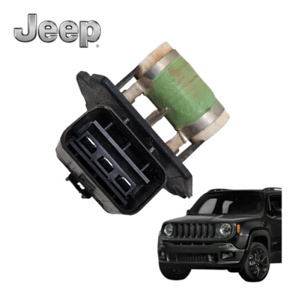 Resistência Da Ventoinha Jeep Renegade 1.8 Longitude 2018 Preto / Verde