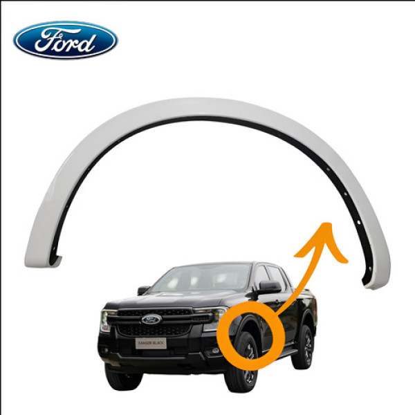 Moldura Aplique Acabamento Paralama Direito Ford Ranger  Branco