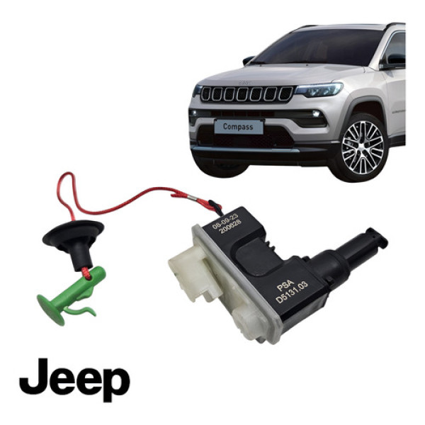 Trava Portinhola Tanque Combustível Jeep Compass 2020 A 2025 Preto 2025
