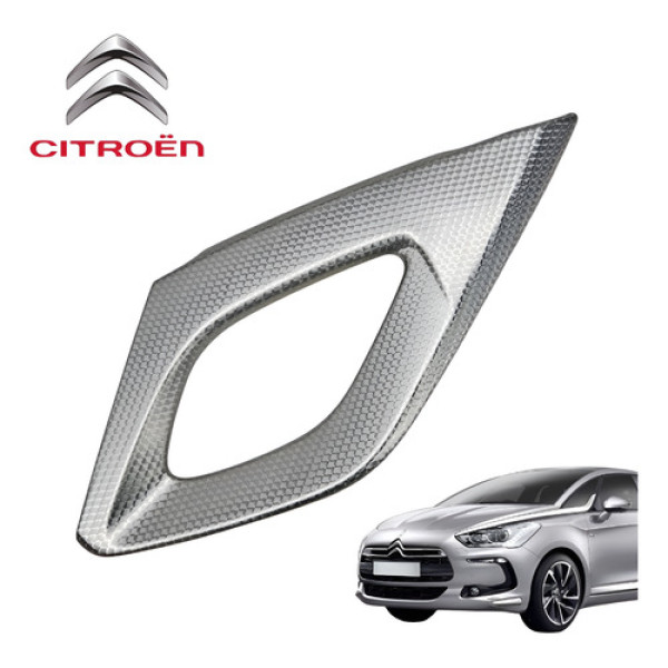 Acabamento Puxador Dianteira Direita Citroën Ds5 2014 Origin Cinza Dianteira