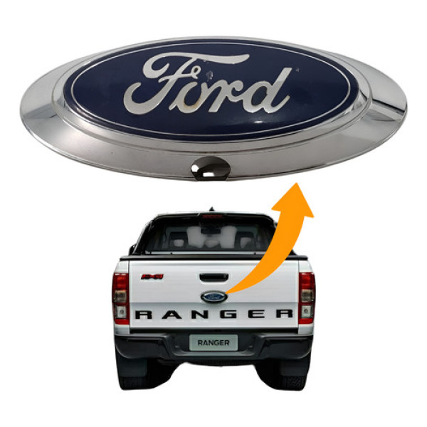 Emblema Da Tampa Traseira Ford Ranger 2020