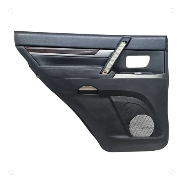 Forro Porta Traseira Esquerda Pajero Full 2001 A 2021 Preto