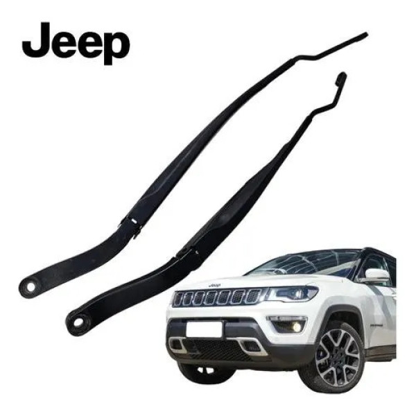 Par Haste Braço Limpador Parabrisa Jeep Compass 2016 A 2018 Esquerdo