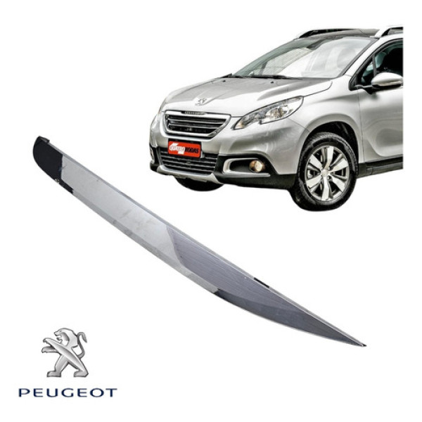 Friso Teto Lateral Esquerdo Peugeot 2008 2015 A 2020 Cromado