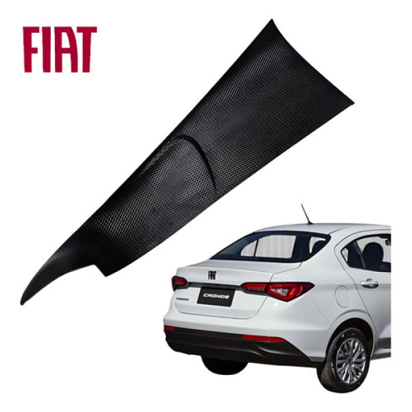 Moldura Maçaneta Dianteiro Esquerda Fiat Cronos 2018 A 2020 Preto Dianteira