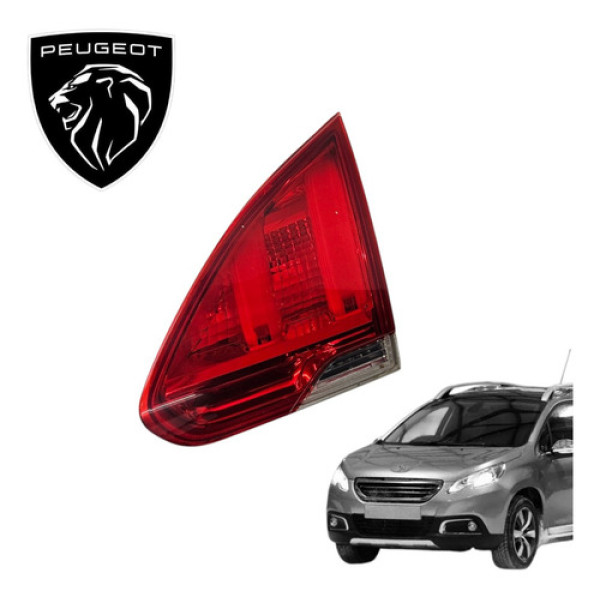 Lanterna Direita Tampa Traseira Peugeot 2008 1.6 Allure 2016 Direito/passageiro Vermelha