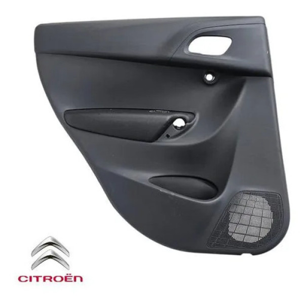 Forro Porta Traseira Esquerda Citroen C3 Exclusive 2013 2018