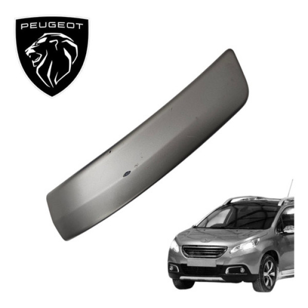 Acabamento Puxador Traseiro Esquerdo Peugeot 2008 2016 Orig Cinza Traseira