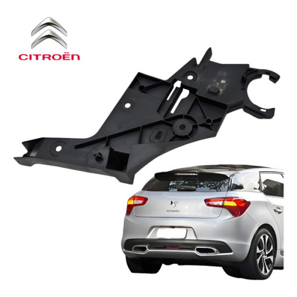 Suporte Maçaneta Porta Traseira Direita Ds5 2013 A 2016 Orig Preto Traseira