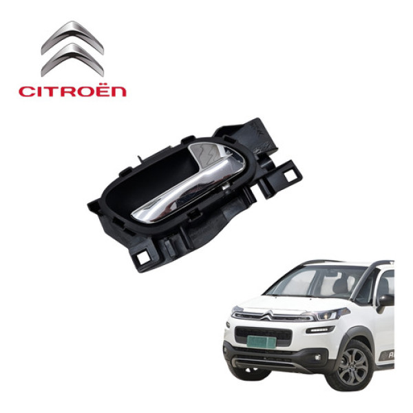 Maçaneta Interna Dianteira Direita Citroën Aircross Glx 2011 Preto Dianteira