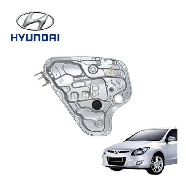 Máquina Vidro Traseira Esquerda Hyundai I30 2009 A 2013 Cinza